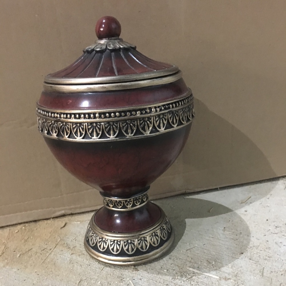 Container with Lid/ Home Decor/ Accent